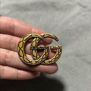 FASHION Gucci Gold Interlocking G Snake Brooch